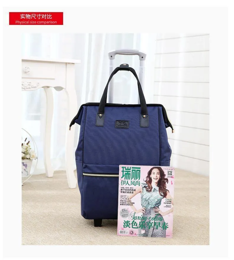 Oxford Tuch Wasserdicht Maletas De Viaje Con Ruedas Envio Koffer Gepäck Set Roll Reisetasche Festrollen