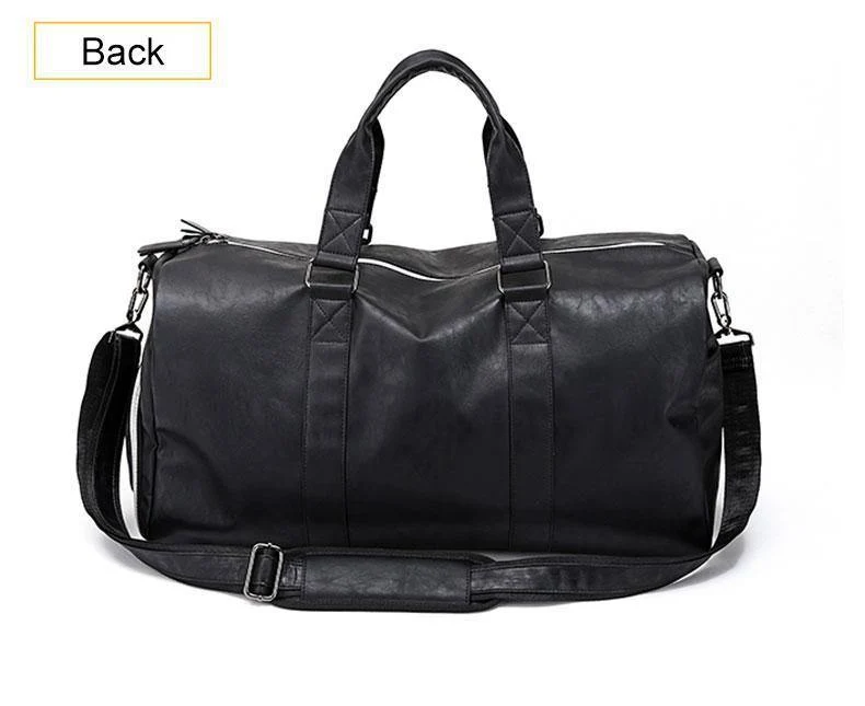 Reisetasche, groß, Reisetasche, separater Schuhaufbewahrung, große Fitnesstaschen, Handtasche, Gepäck, Umhängetasche, Schwarz, XA237WC