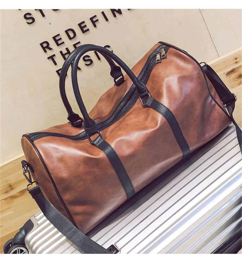 Reisetasche Stilvolle Damen Casual Handtasche Herren Reisetaschen Männlich Weiblich Hochwertige Gepäcktaschen mit großer Kapazität