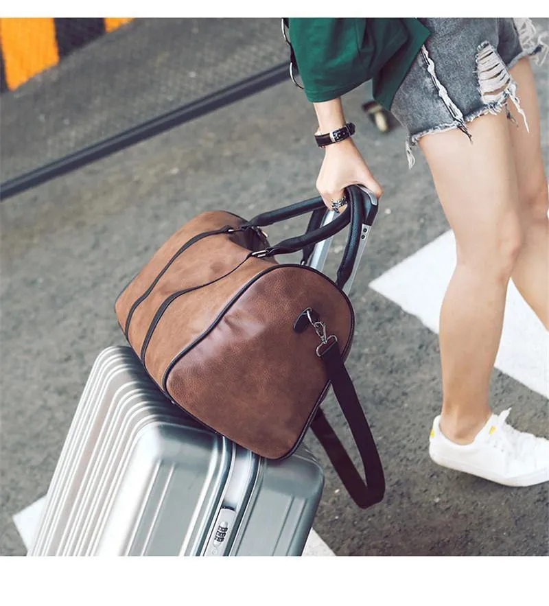Reisetasche Stilvolle Damen Casual Handtasche Herren Reisetaschen Männlich Weiblich Hochwertige Gepäcktaschen mit großer Kapazität