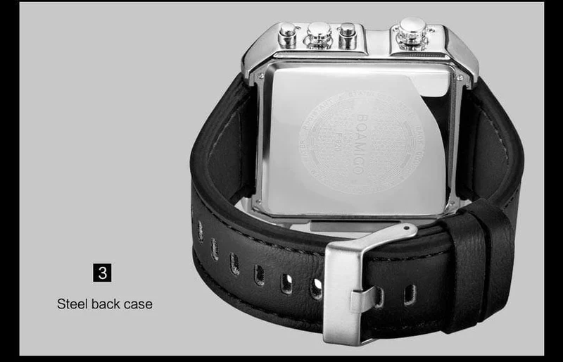 Männer sport uhren 3 zeit zone große mann mode uhr leder quarz armbanduhren relogio masculino montre homme