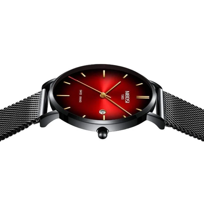 Herren Uhren Top Brand Luxus Mesh Stahl Band Grün Casual Quarz Uhr Männer Mode Sport Armbanduhr Relogio Masculino