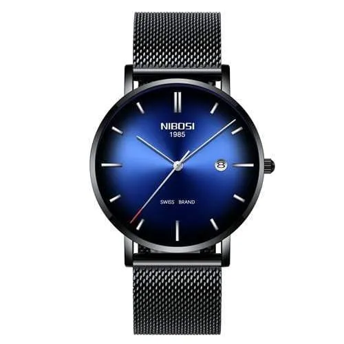 Herren Uhren Top Brand Luxus Mesh Stahl Band Grün Casual Quarz Uhr Männer Mode Sport Armbanduhr Relogio Masculino