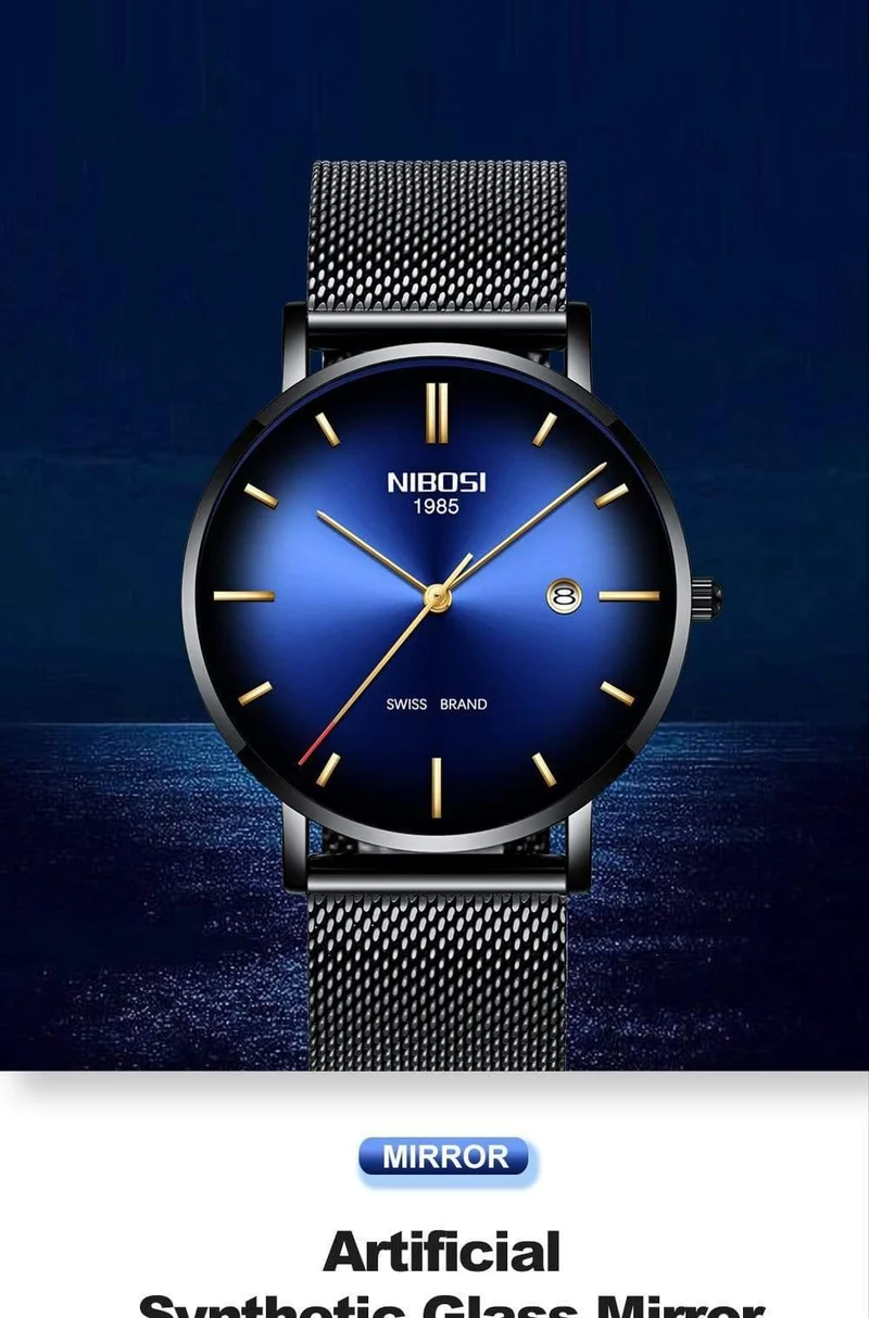 Herren Uhren Top Brand Luxus Mesh Stahl Band Grün Casual Quarz Uhr Männer Mode Sport Armbanduhr Relogio Masculino