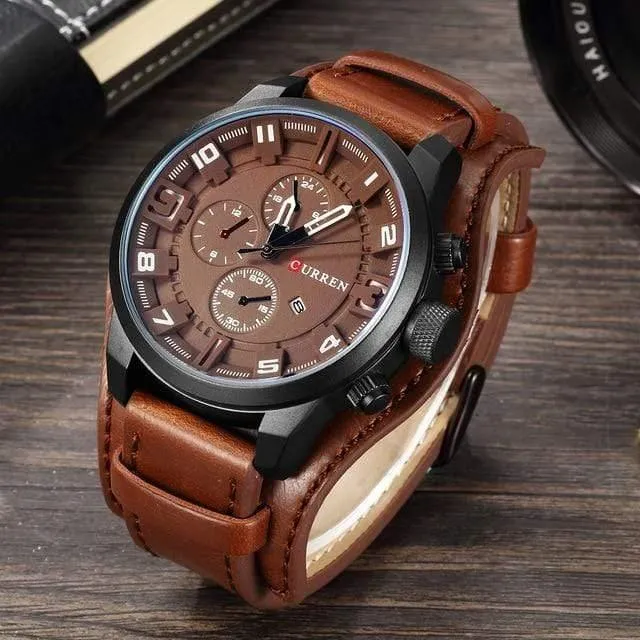 Uhren Männer Uhr Luxus Marke Analog Männer Militär Uhr Reloj Hombre Whatch Männer Quarz Curren Männliche Sport Uhren 8225