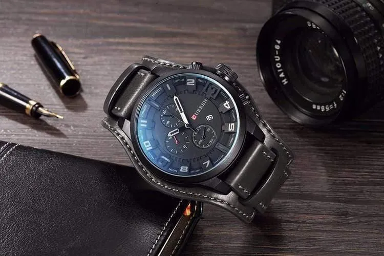 Uhren Männer Uhr Luxus Marke Analog Männer Militär Uhr Reloj Hombre Whatch Männer Quarz Curren Männliche Sport Uhren 8225