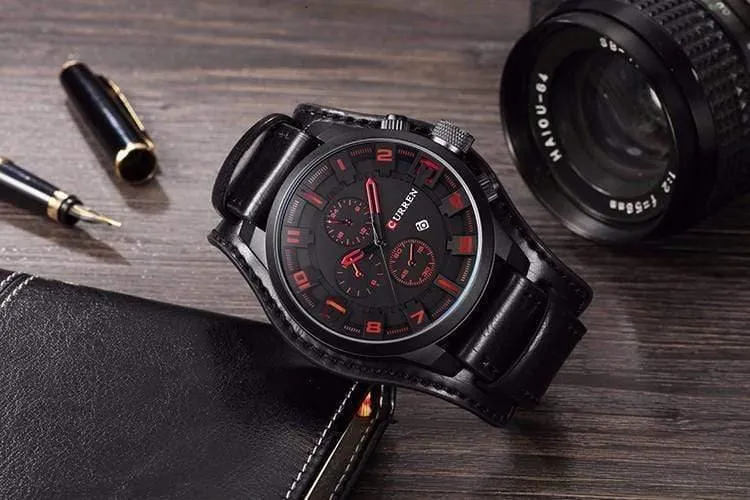 Uhren Männer Uhr Luxus Marke Analog Männer Militär Uhr Reloj Hombre Whatch Männer Quarz Curren Männliche Sport Uhren 8225
