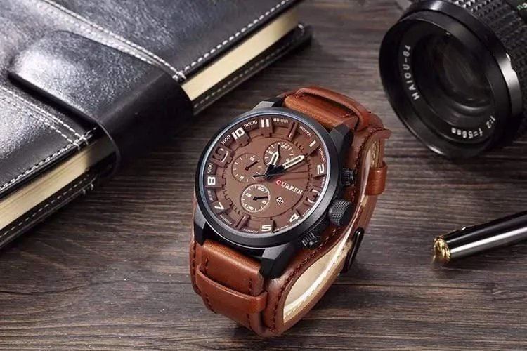 Uhren Männer Uhr Luxus Marke Analog Männer Militär Uhr Reloj Hombre Whatch Männer Quarz Curren Männliche Sport Uhren 8225