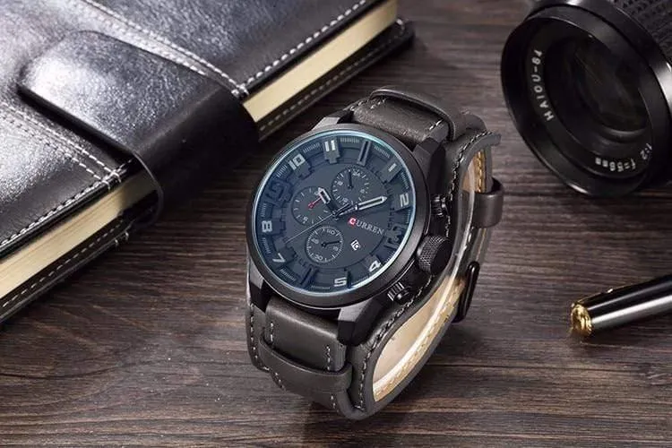 Uhren Männer Uhr Luxus Marke Analog Männer Militär Uhr Reloj Hombre Whatch Männer Quarz Curren Männliche Sport Uhren 8225