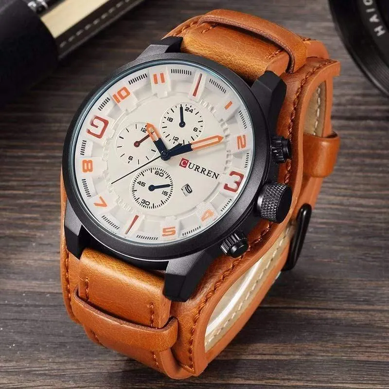 Uhren Männer Uhr Luxus Marke Analog Männer Militär Uhr Reloj Hombre Whatch Männer Quarz Curren Männliche Sport Uhren 8225