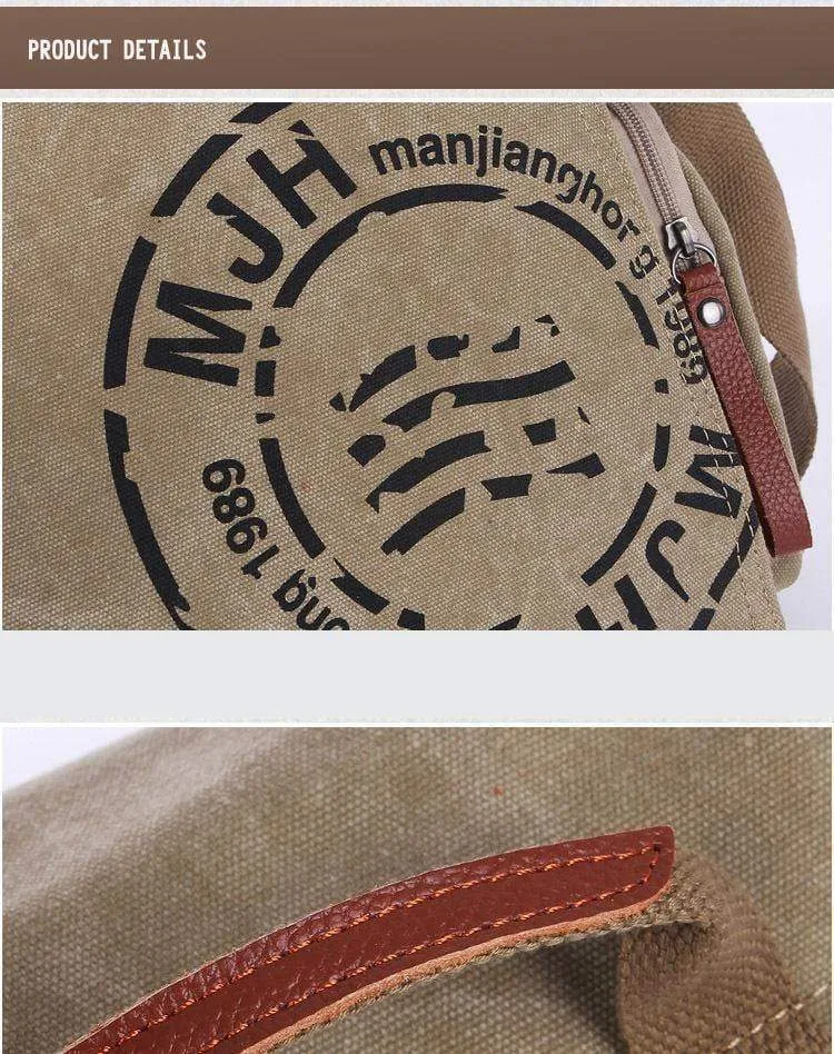 Männer Handtasche Baumwolle Canvas Bag Version von Casual Fashion Umhängetaschen Messenger Bag Men