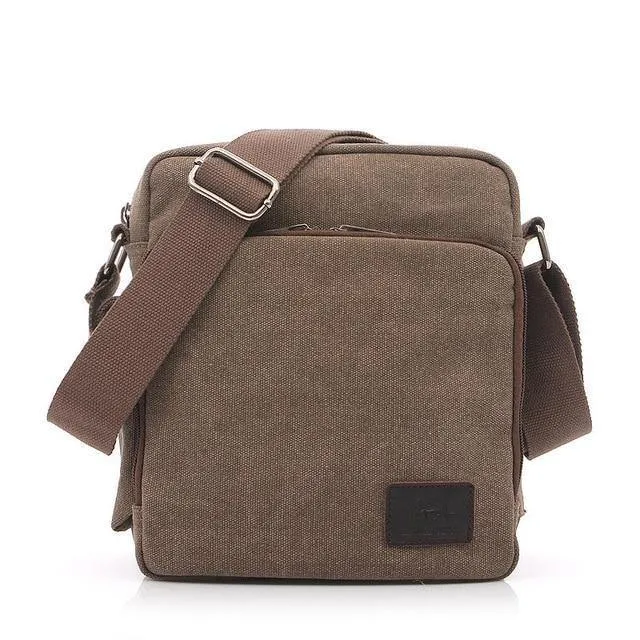 Casual Messenger Bags Männer Leinwand Freizeit Männer Schulter Taschen Vintage Kleine Umhängetasche Satchel Tasche Für Männer 1092-1