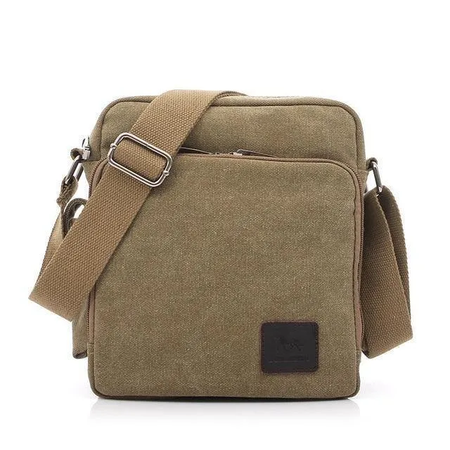 Casual Messenger Bags Männer Leinwand Freizeit Männer Schulter Taschen Vintage Kleine Umhängetasche Satchel Tasche Für Männer 1092-1