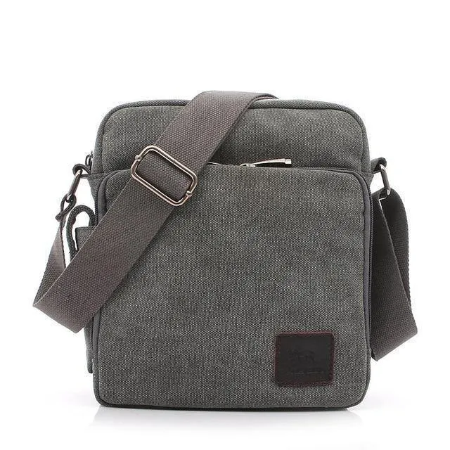Casual Messenger Bags Männer Leinwand Freizeit Männer Schulter Taschen Vintage Kleine Umhängetasche Satchel Tasche Für Männer 1092-1