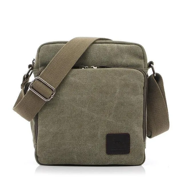 Casual Messenger Bags Männer Leinwand Freizeit Männer Schulter Taschen Vintage Kleine Umhängetasche Satchel Tasche Für Männer 1092-1