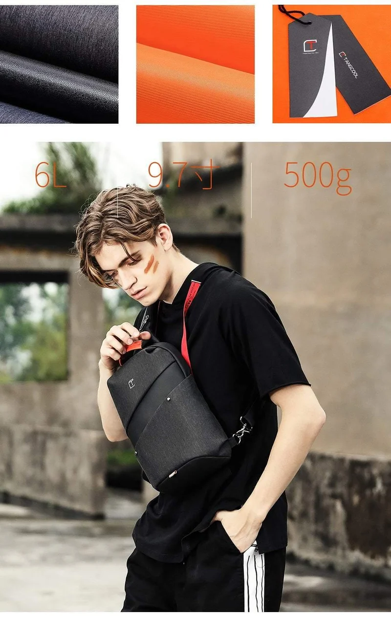 Männer Messenger Bag Männer USB Lade Design Mann Brust Tasche Pack Anti Diebstahl Schulter umhängetaschen für Teenager