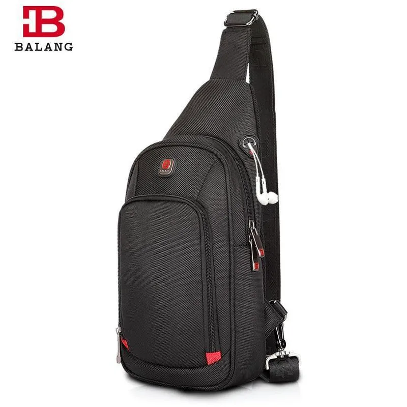 Umhängetaschen für Männer Messenger Brusttasche Pack Casual Bag Wasserdichtes Nylon Einzelner Schultergurt Pack New Fashion