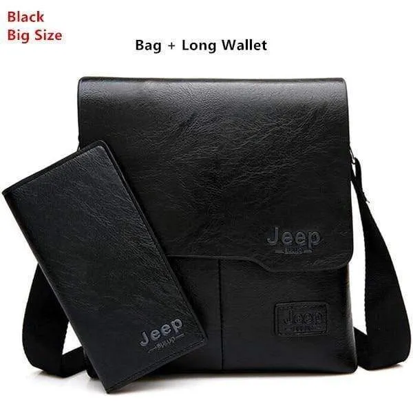 Männer Messenger Bags 2 Set Berühmte Marke Pu Leder Umhängetasche Umhängetasche Für Mann Business Tragetaschen Heißer Verkauf Mode