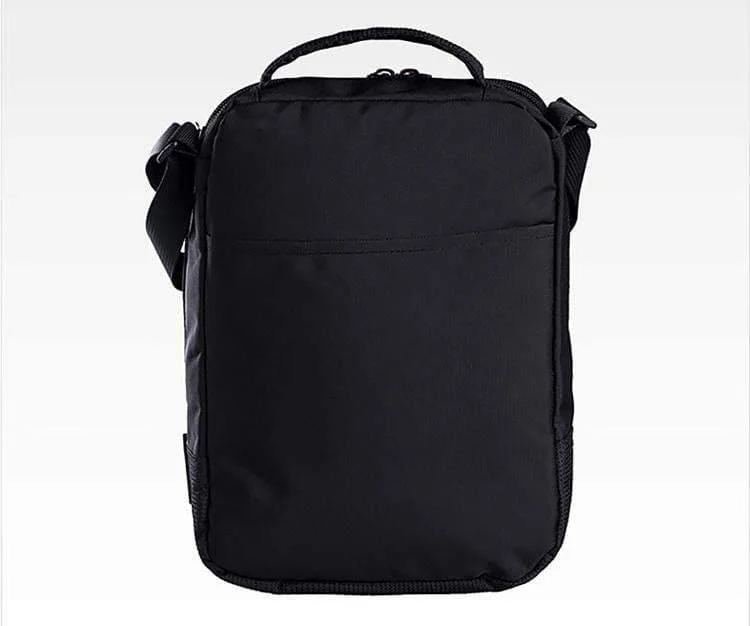 Umhängetasche Freizeit Aktentasche Kleine Umhängetasche für 9.7" 11" Tablets und Dokumente Herren Schwarze Handtasche Umhängetasche