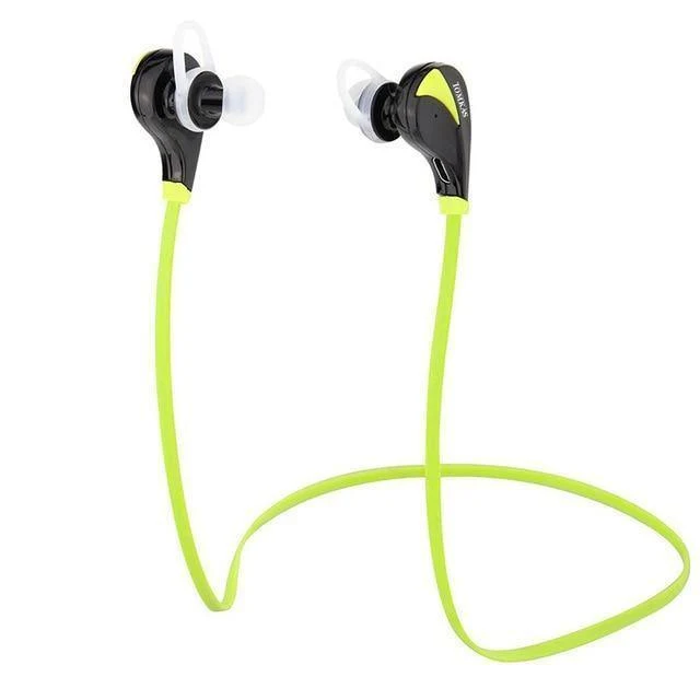 TOMKAS Bluetooth 4.0 Sport-Kopfhörer, kabelloses Headset mit Stereo-Mikrofon, Musik, Freisprecheinrichtung, In-Ear-Bluetooth-Kopfhörer für iPhone 6 7 Telefon