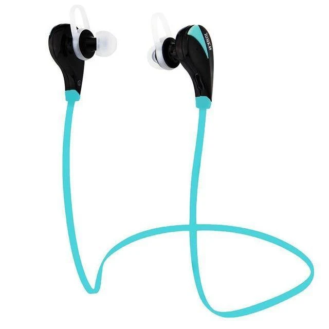 TOMKAS Bluetooth 4.0 Sport-Kopfhörer, kabelloses Headset mit Stereo-Mikrofon, Musik, Freisprecheinrichtung, In-Ear-Bluetooth-Kopfhörer für iPhone 6 7 Telefon