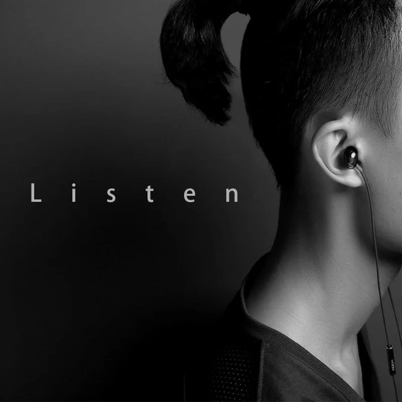 ROCK Original Zircon Stereo-Kopfhörer 3.5 mm In-Ear-Kopfhörer mit Mikrofon für iPhone 6 Samsung/Xiaomi Huawei iPad