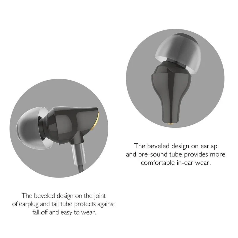 ROCK Original Zircon Stereo-Kopfhörer 3.5 mm In-Ear-Kopfhörer mit Mikrofon für iPhone 6 Samsung/Xiaomi Huawei iPad