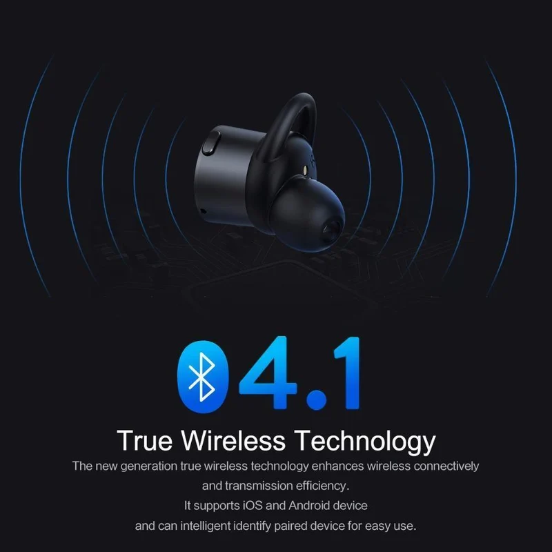 ROCK Mini Wireless Bluetooth-Kopfhörer EB10 TWS Stereo mit Mikrofon Universelle kabellose Freisprecheinrichtung für iPhone X Samsung Xiaomi