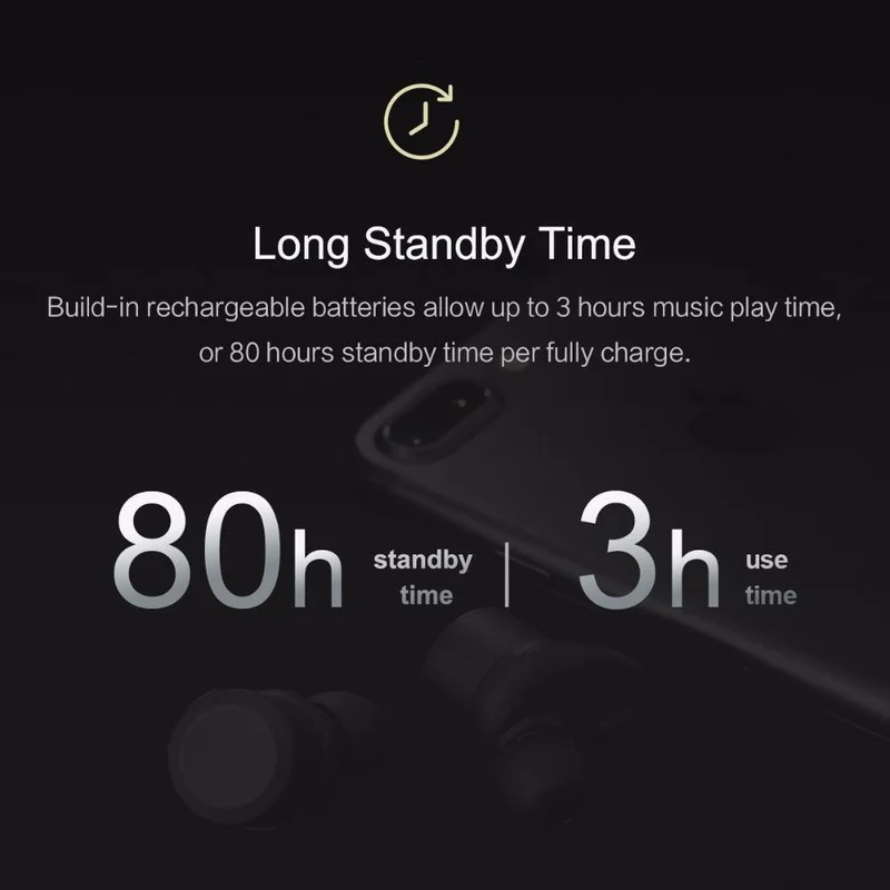 ROCK Mini Wireless Bluetooth-Kopfhörer EB10 TWS Stereo mit Mikrofon Universelle kabellose Freisprecheinrichtung für iPhone X Samsung Xiaomi