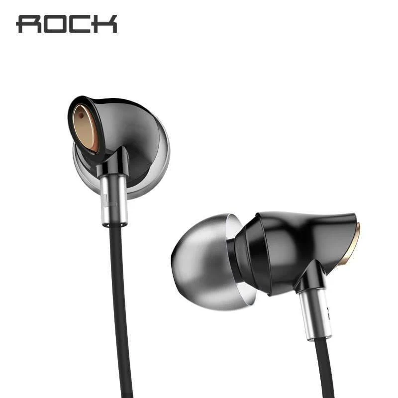 Rock Luxury Zircon Stereo-Ohrhörer-Kopfhörer Headset 3.5 mm Ohrhörer Ohrhörer für iPhone Samsung Xiaomi mit Micro 3.5 mm Headset