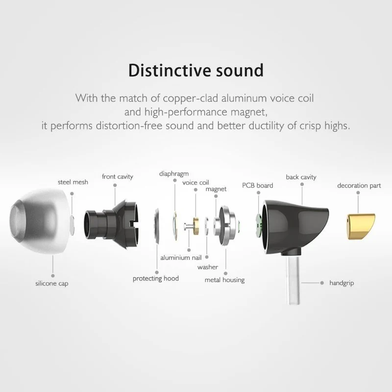Rock Luxury Zircon Stereo-Ohrhörer-Kopfhörer Headset 3.5 mm Ohrhörer Ohrhörer für iPhone Samsung Xiaomi mit Micro 3.5 mm Headset