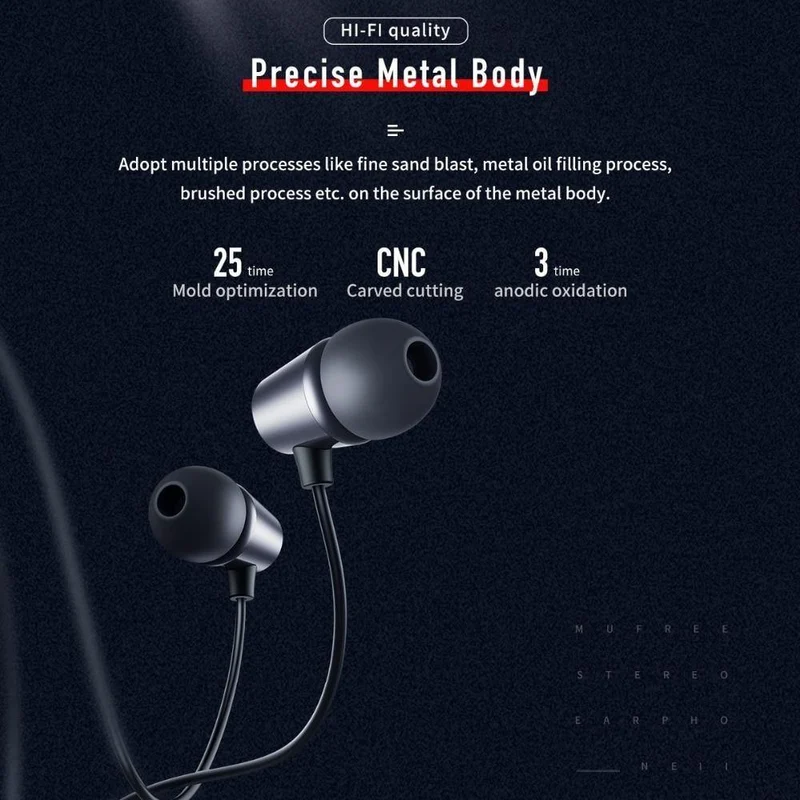 ROCK Bass Sound In-Ear Sport Ohrhörer mit Mikrofon 3.5mm Jack Musik Ohrhörer HiFi Stereo Sound Headset für iphone Samsung Xiaomi