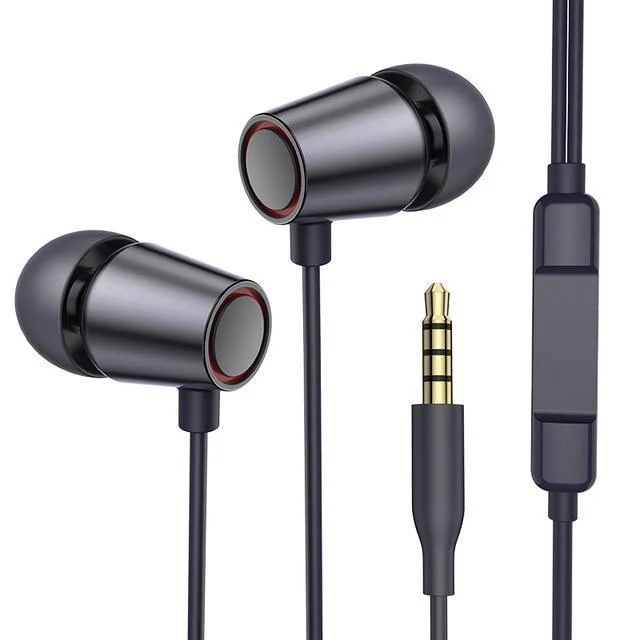 ROCK Bass Sound In-Ear Sport Ohrhörer mit Mikrofon 3.5mm Jack Musik Ohrhörer HiFi Stereo Sound Headset für iphone Samsung Xiaomi