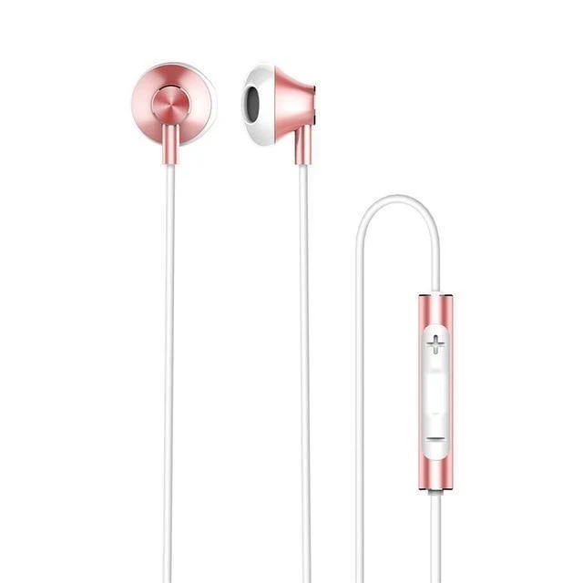 Rock In-Ear-Kopfhörer mit Mikrofon für Xiaomi Huawei 3.5 mm Metall-Kopfhörer Super Bass Headset mit Mikrofon-Ohrhörern