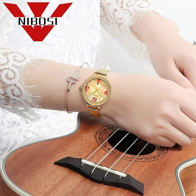 Frauen Uhr Damen Mode Gold Legierung Armband Quarz Uhren Casual Dame Wasserdichte Armbanduhr Relogio feminino