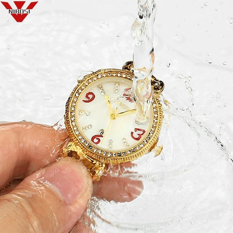 Frauen Uhr Damen Mode Gold Legierung Armband Quarz Uhren Casual Dame Wasserdichte Armbanduhr Relogio feminino