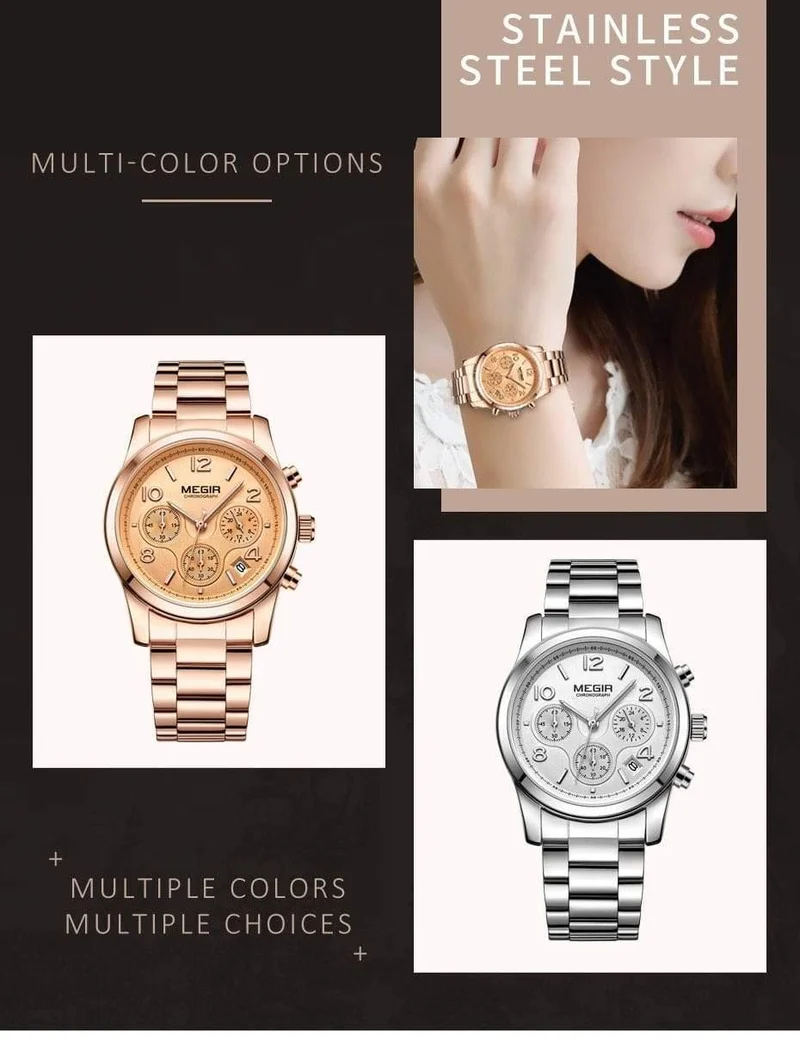 Frauen Uhren Relogio Feminino Mode Sport Damen Liebhaber Uhr Uhr Top Marke Chronograph Armbanduhr 2057