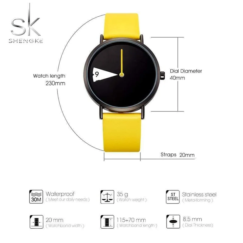 Armbanduhren Uhr Frauen Mode Luxus Kreative Montre Femme Top Marke Uhren Leder Uhr Reloj Mujer
