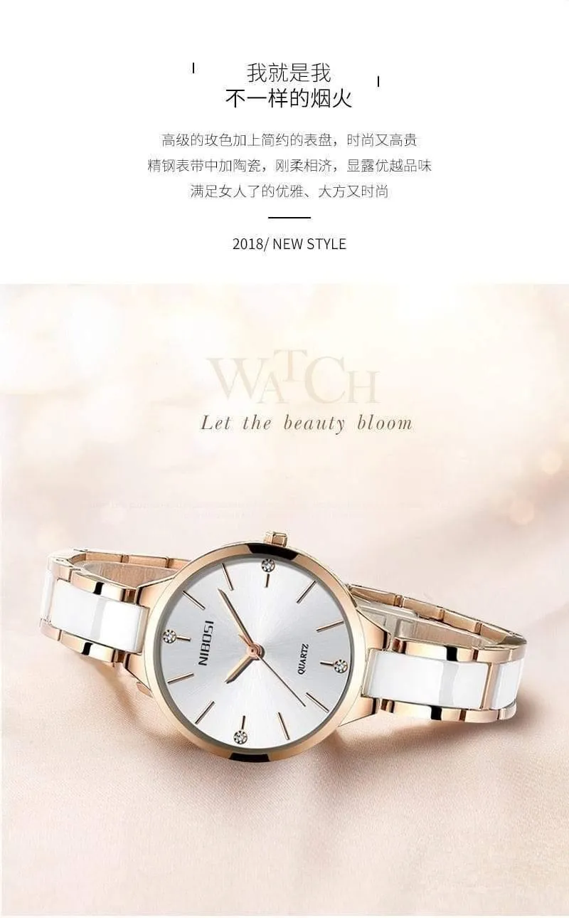 Uhr Frauen Uhren Damen Kreative frauen Keramik Armband Uhren Weibliche Uhr Relogio Feminino Montre Femme