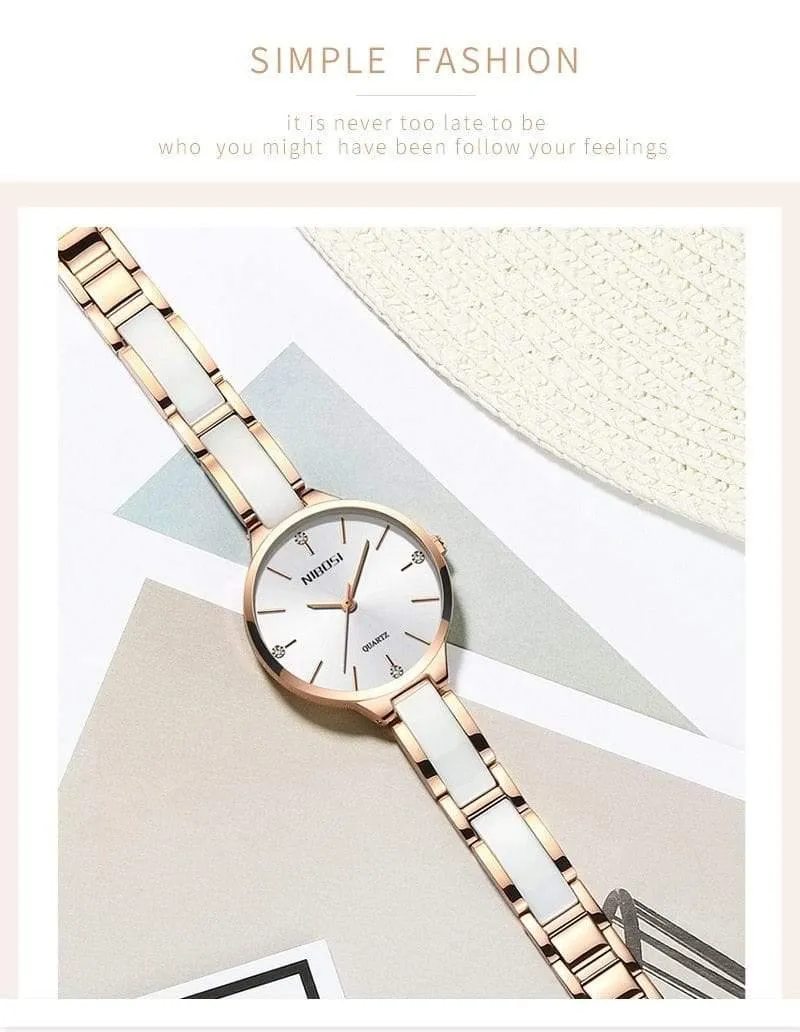 Uhr Frauen Uhren Damen Kreative frauen Keramik Armband Uhren Weibliche Uhr Relogio Feminino Montre Femme