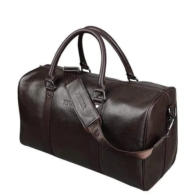 Mode extra große Wochenende Seesack große echtes Leder Business Männer Reisetasche beliebtes Design Seesack Handtasche