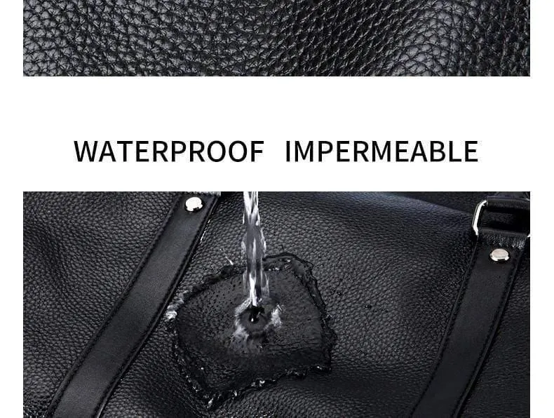 Mode extra große Wochenende Seesack große echtes Leder Business Männer Reisetasche beliebtes Design Seesack Handtasche