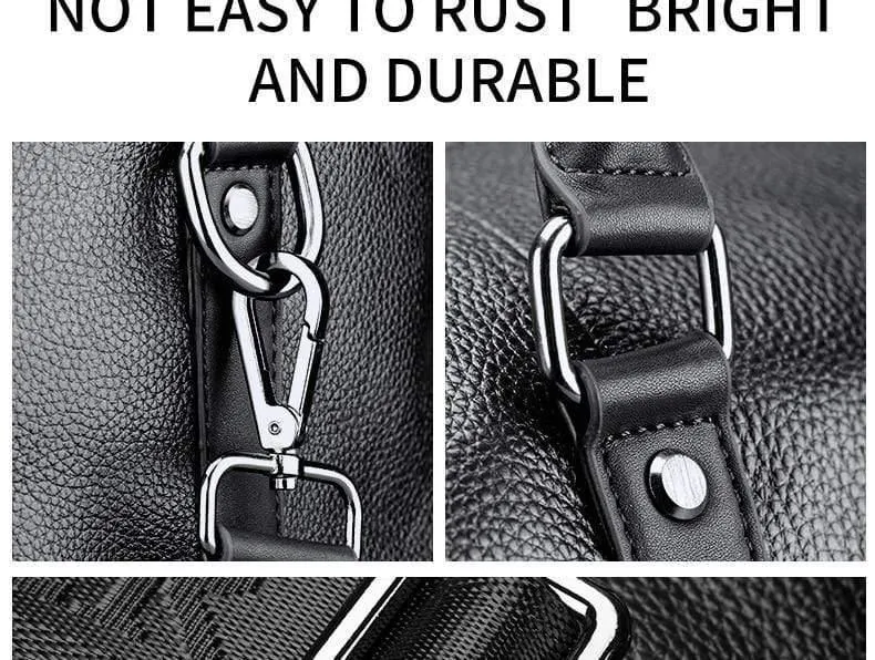 Mode extra große Wochenende Seesack große echtes Leder Business Männer Reisetasche beliebtes Design Seesack Handtasche