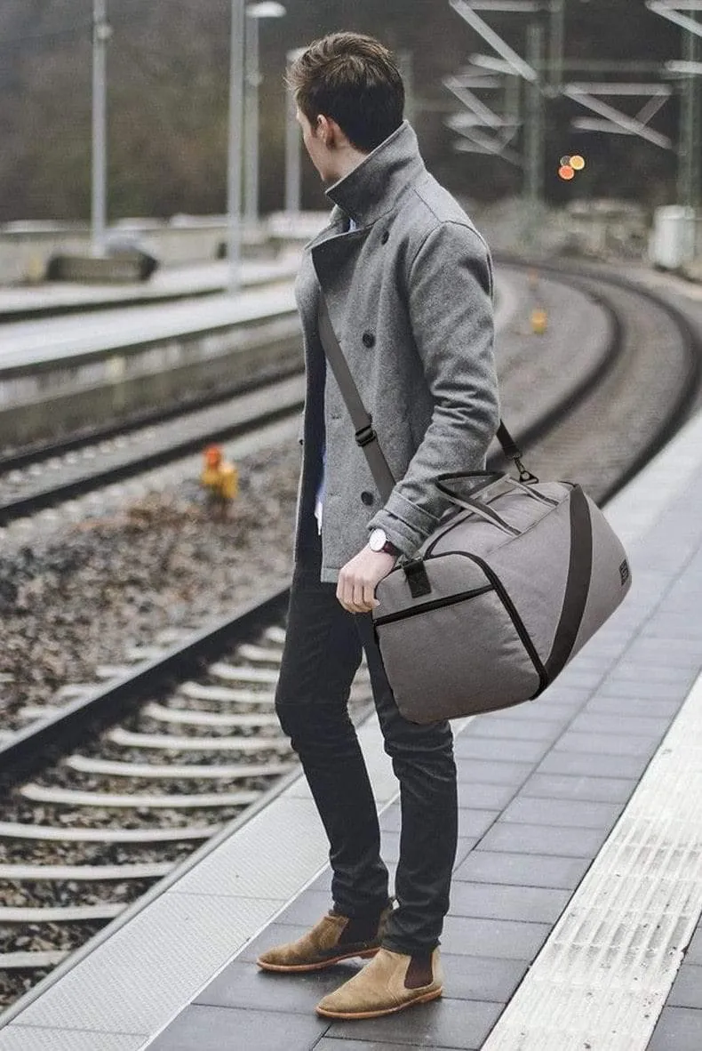 Lässig Reisetasche Anzug Lagerung tragbare wasserdichte Reisetasche trocken und nass Trennung Gepäcktasche