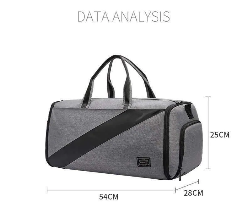 Lässig Reisetasche Anzug Lagerung tragbare wasserdichte Reisetasche trocken und nass Trennung Gepäcktasche