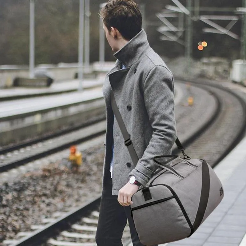 Lässig Reisetasche Anzug Lagerung tragbare wasserdichte Reisetasche trocken und nass Trennung Gepäcktasche