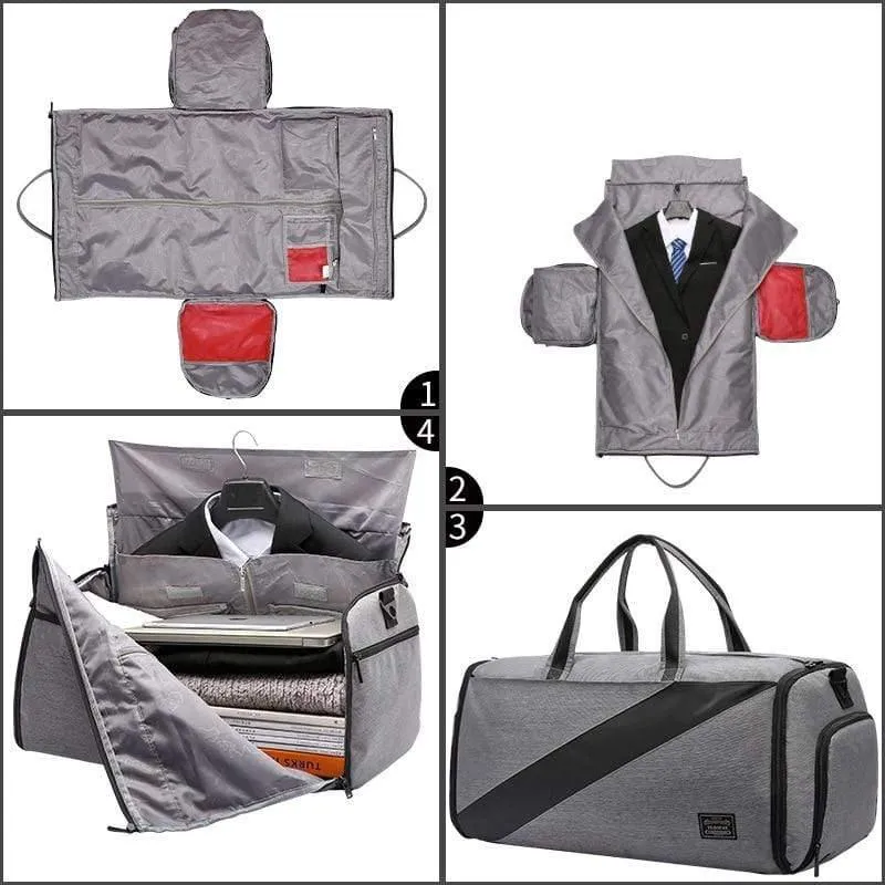 Lässig Reisetasche Anzug Lagerung tragbare wasserdichte Reisetasche trocken und nass Trennung Gepäcktasche
