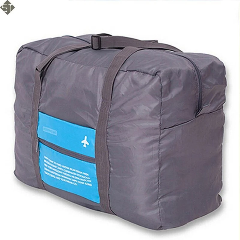 Mode wasserdichte reisetasche große kapazität tasche frauen nylon falttasche unisex gepäck reisetaschen