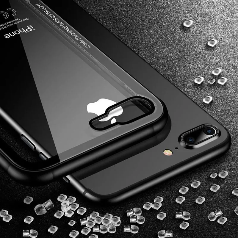 FLOVEME Gehärtetem Glas Telefon Fall Für iPhone X Xs Max Transparent Schutz Glas Fällen Für iPhone Xs XR X Abdeckung Coque capinhas
