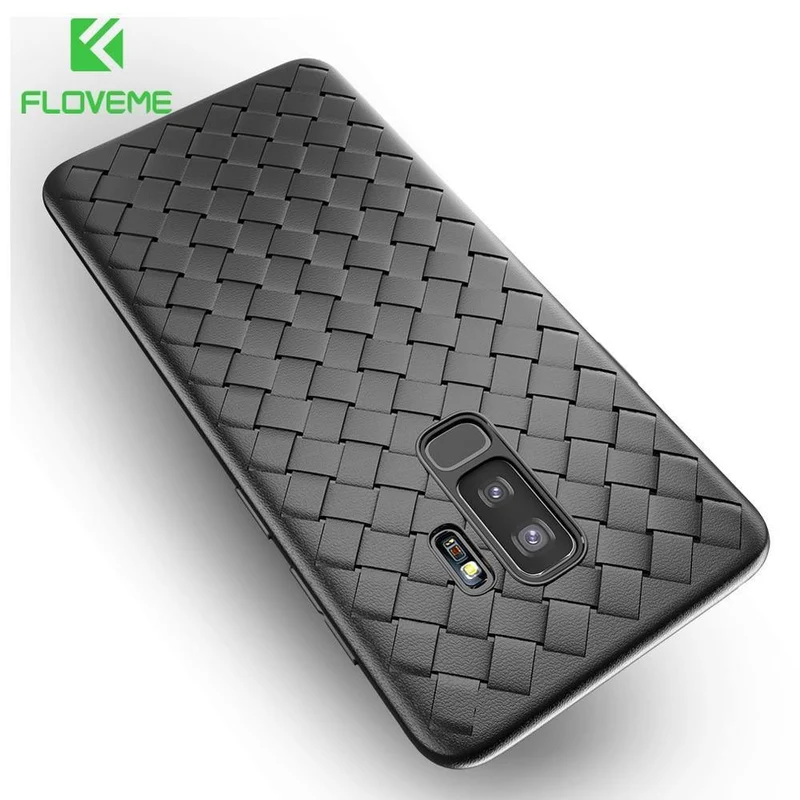 FLOVEME Hülle für Samsung Galaxy S9 Note 9, Luxus Gittergewebe, ultradünne, weiche Silikonhülle für Samsung S9 Plus S10 Plus S10 S10e